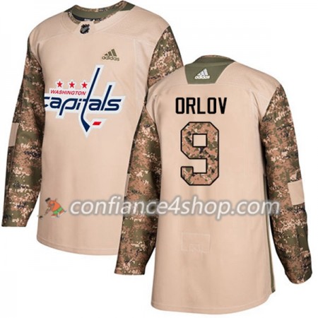 Adidas Maillot de Hockey Washington Capitals Dmitry Orlov 9 2017-2018 Camo Veterans Day Practice Authentic - Homme